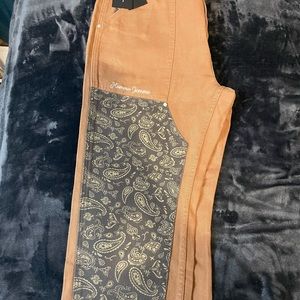 HOMME& FEMME brown carpenter jeans